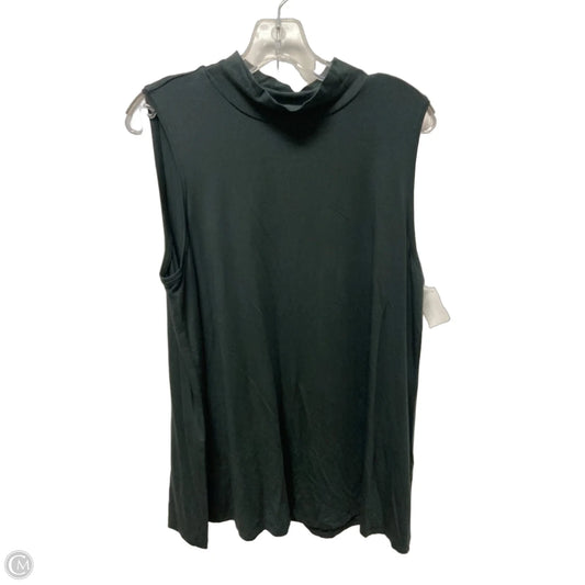 Top Sleeveless By Eileen Fisher In Green, Size: L