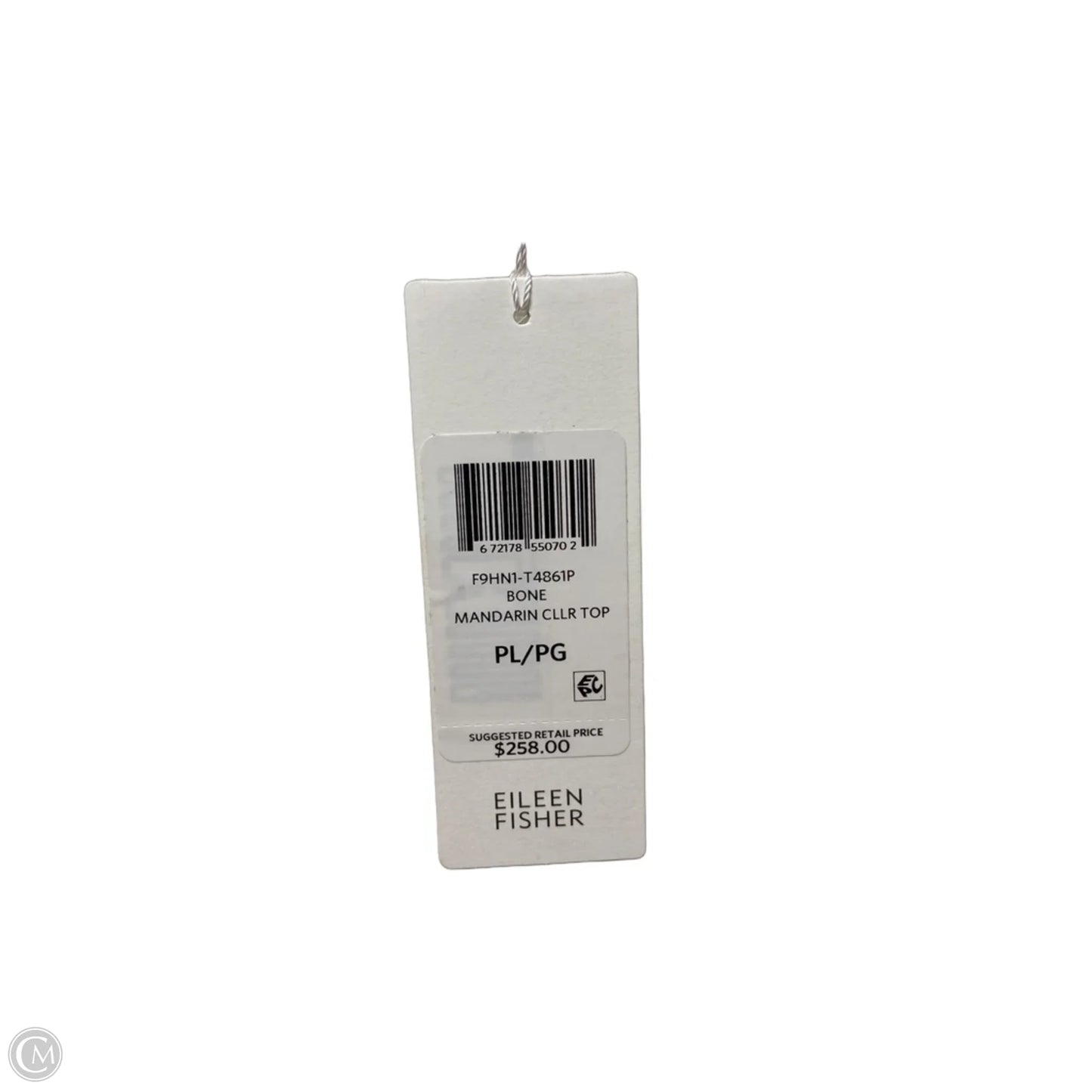 Top Sleeveless By Eileen Fisher In Cream, Size: L