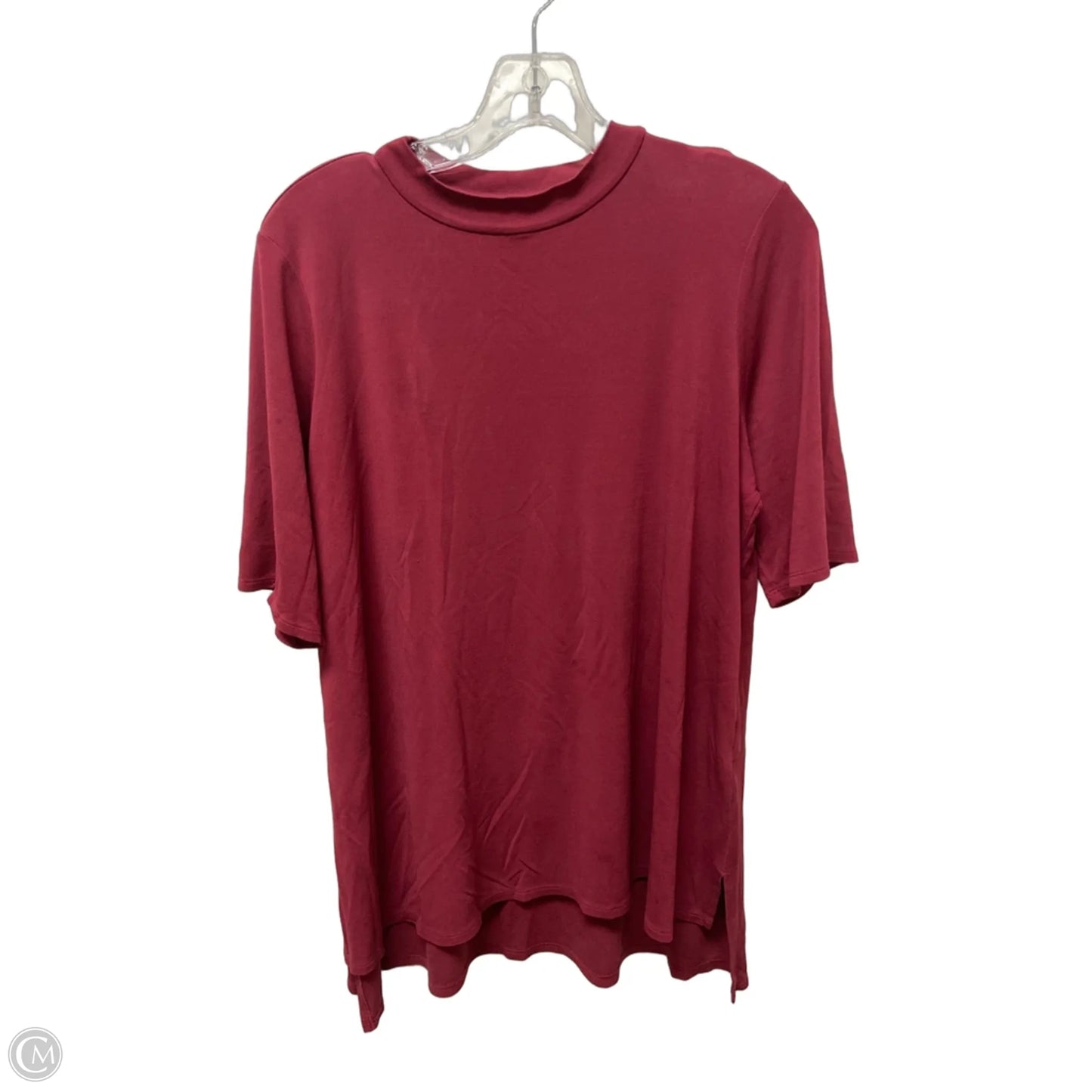 Top Short Sleeve By Eileen Fisher In Red, Size: M