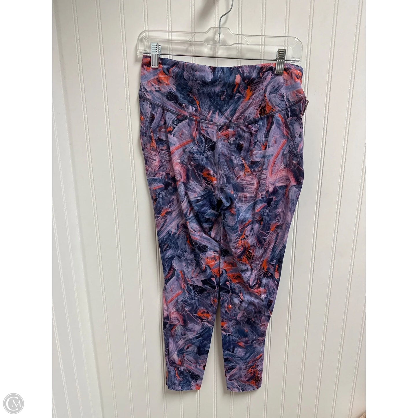 Athletic Leggings By Lululemon In Multi-colored, Size: M