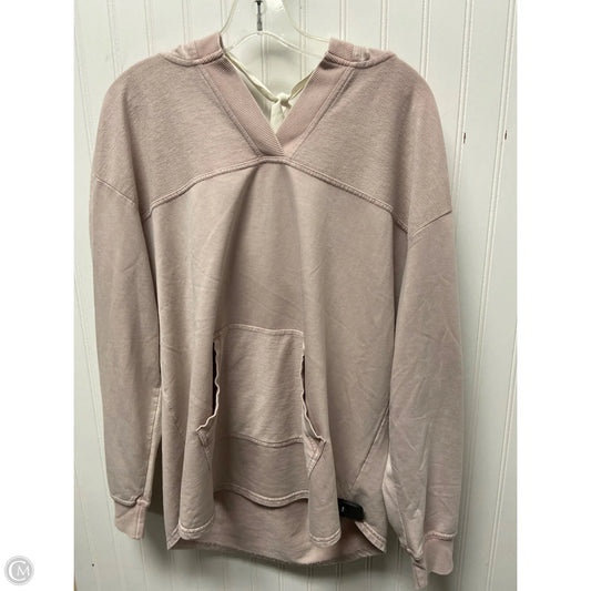 Sweatshirt Hoodie By Jane And Delancey In Pink, Size: L