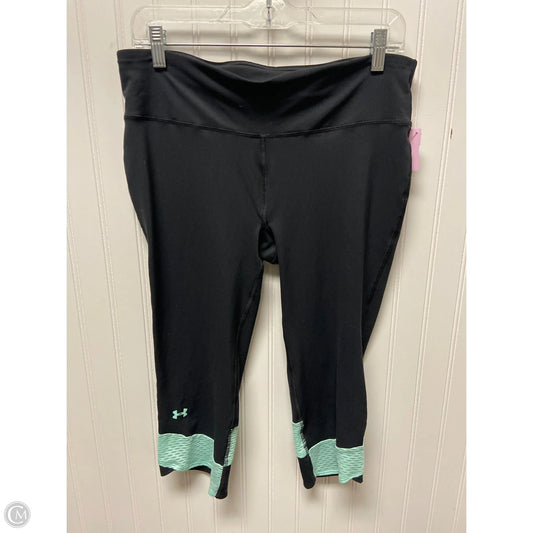 Athletic Capris By Under Armour In Black, Size: L