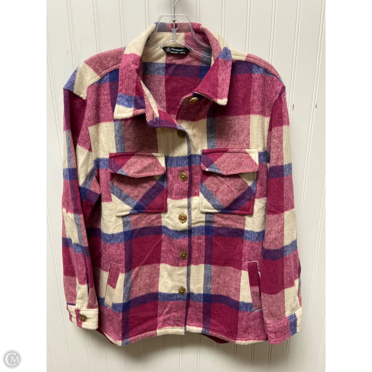 Jacket Other By Members Mark In Pink & Purple, Size: Xl