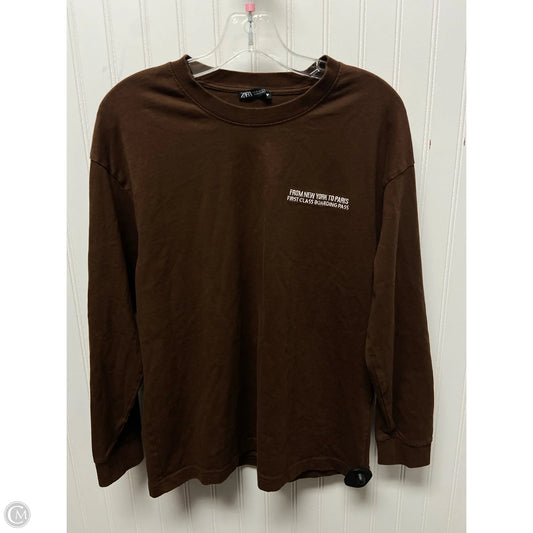 Sweater By Zara In Brown, Size: S