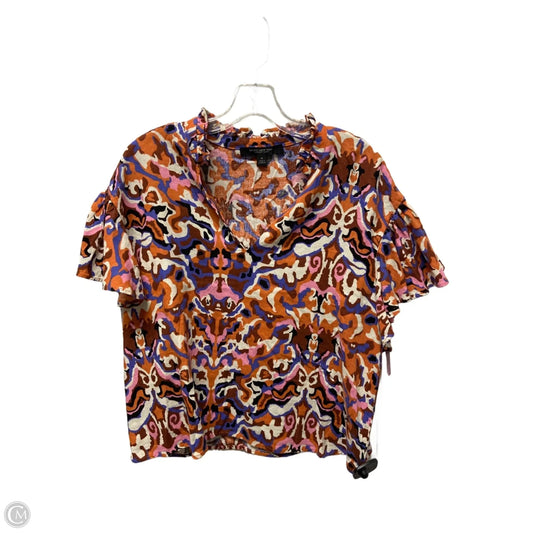 Top Short Sleeve By Marc New York In Multi-colored, Size: M