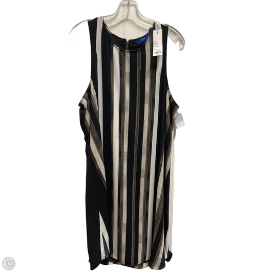 Dress Casual Midi By Apt 9 In Grey, Size: Xl