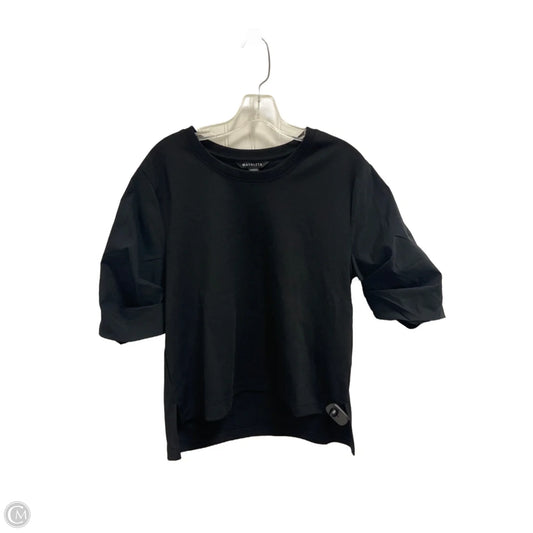 Top Short Sleeve By Athleta In Black, Size: Xs