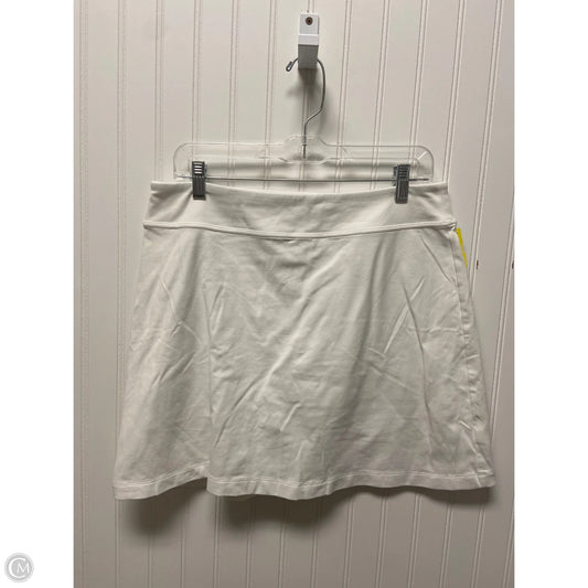 Athletic Skirt By Athleta In White, Size: L