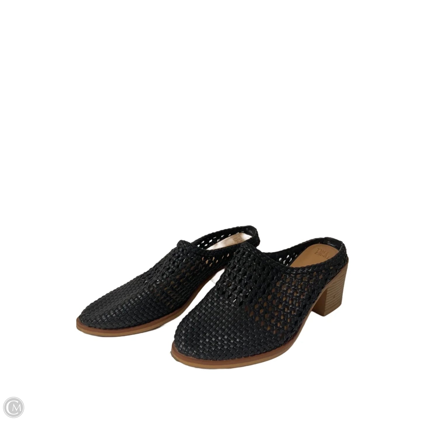 Sandals Flats By Time And Tru In Black, Size: 8
