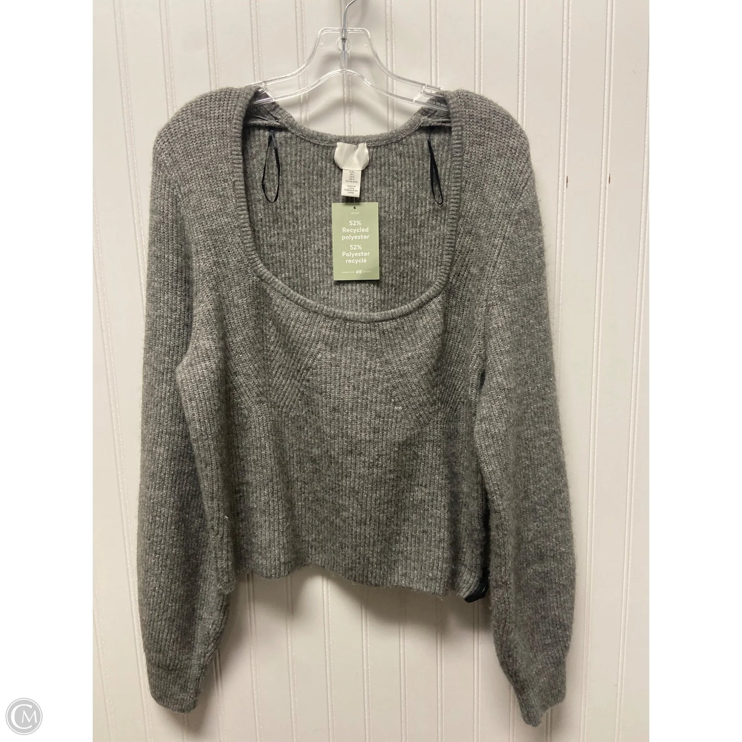 Sweater By H&m In Grey, Size: L