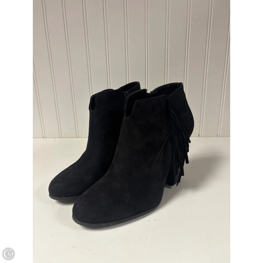 Boots Ankle Heels By Carlos By Carlos Santana In Black, Size: 7.5