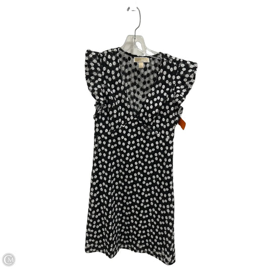 Dress Casual Midi By Michael By Michael Kors In Black & White, Size: Xs