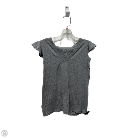 Top Sleeveless By Loft In Grey, Size: S