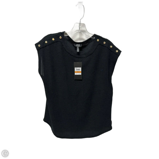 Top Sleeveless By Jones And Co In Black, Size: S