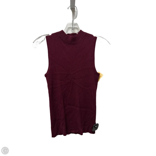 Top Sleeveless Designer By Halston In Red, Size: Xs