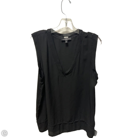 Top Sleeveless By Banana Republic In Black, Size: Xl