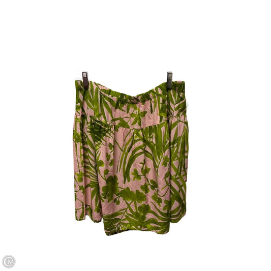 Skirt Midi By Clothes Mentor In Blue & Pink, Size: 16