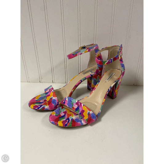Shoes Heels Block By Alex Marie In Multi-colored, Size: 8.5
