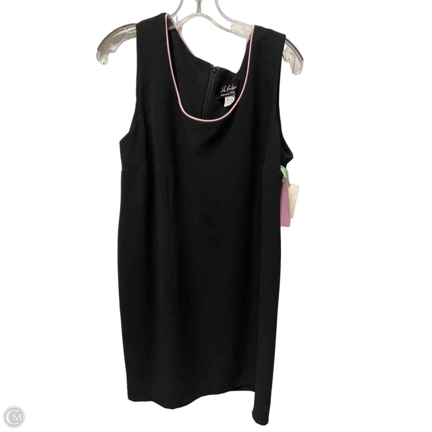 Dress Casual Midi By Sl Fashions In Black, Size: 1x