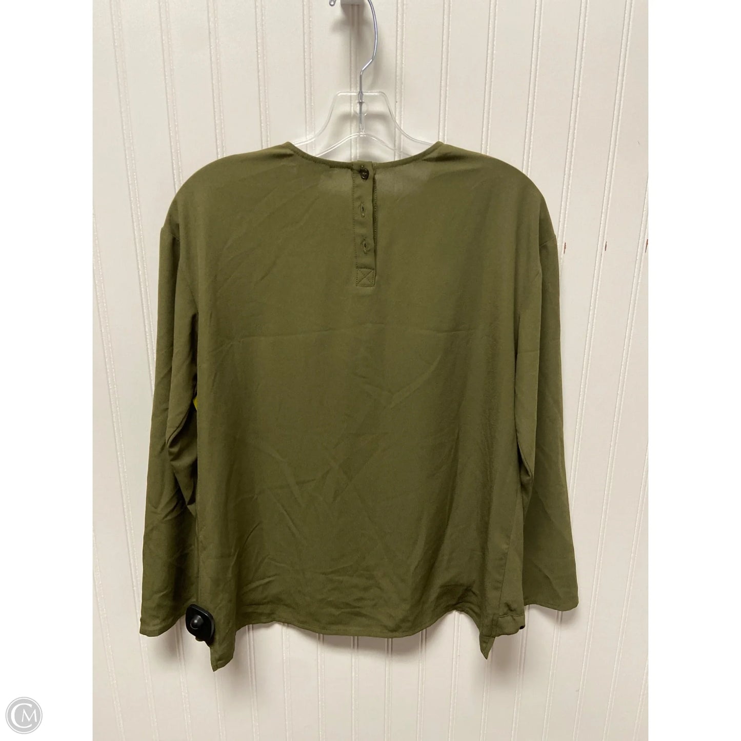 Top Long Sleeve By Trouve In Green, Size: Xs