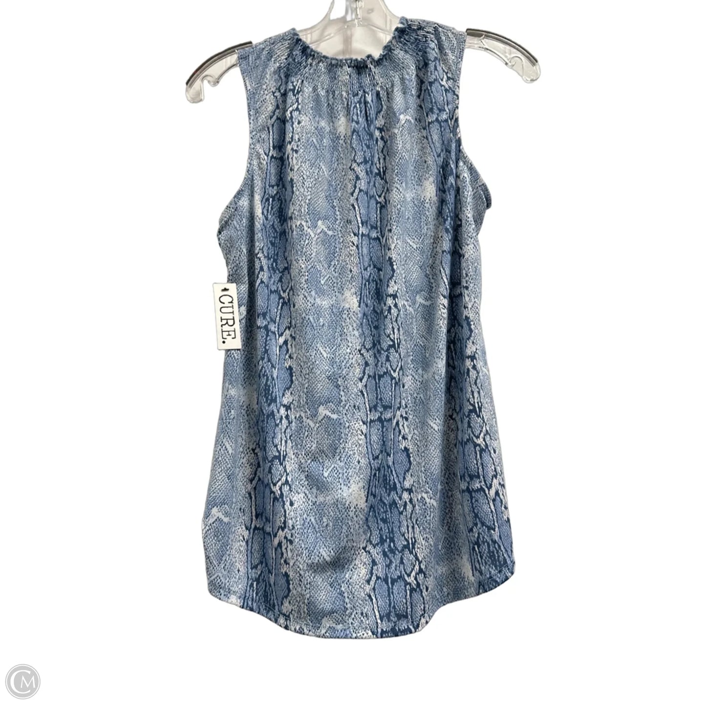 Top Sleeveless By Cure In Blue, Size: S