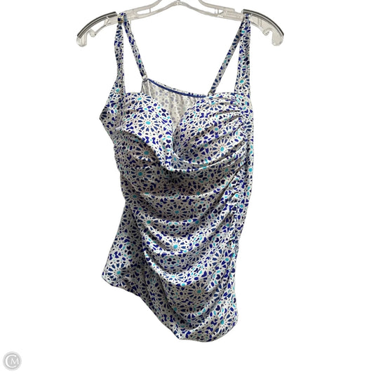 Swimsuit Top By Clothes Mentor In Blue, Size: L
