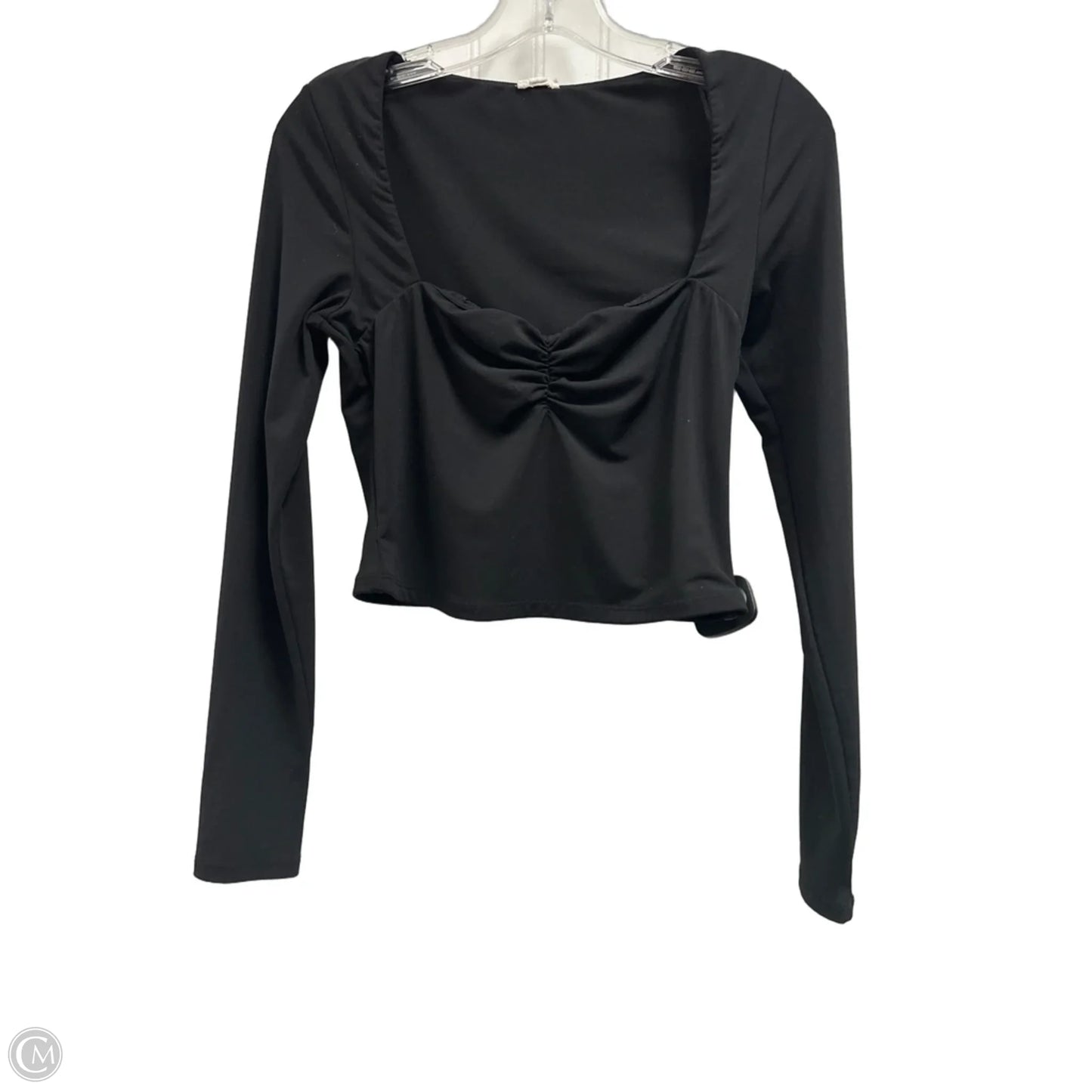 Top Long Sleeve By Garage In Black, Size: S
