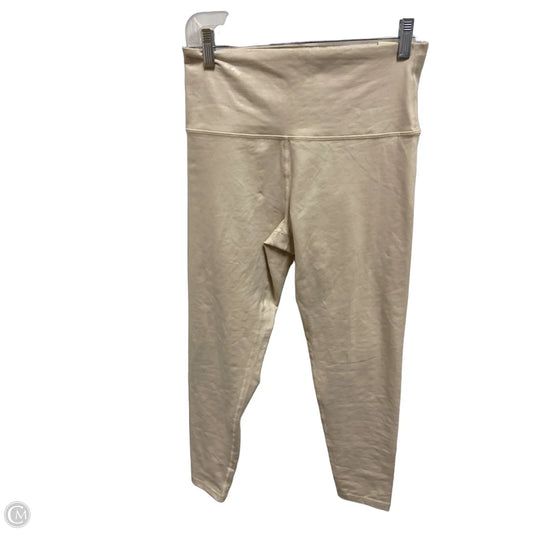 Athletic Leggings By Offline By Aerie In Cream, Size: L
