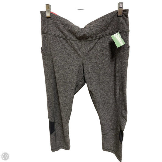 Athletic Leggings Capris By Lululemon In Grey, Size: L