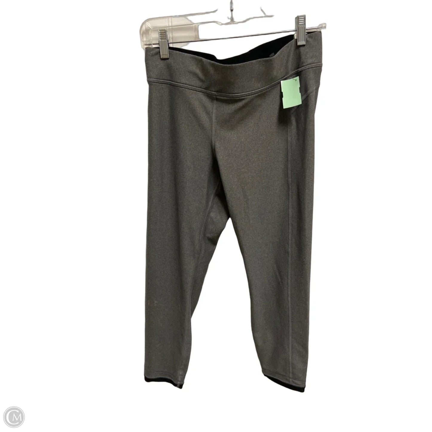 Athletic Leggings By Under Armour In Grey, Size: L