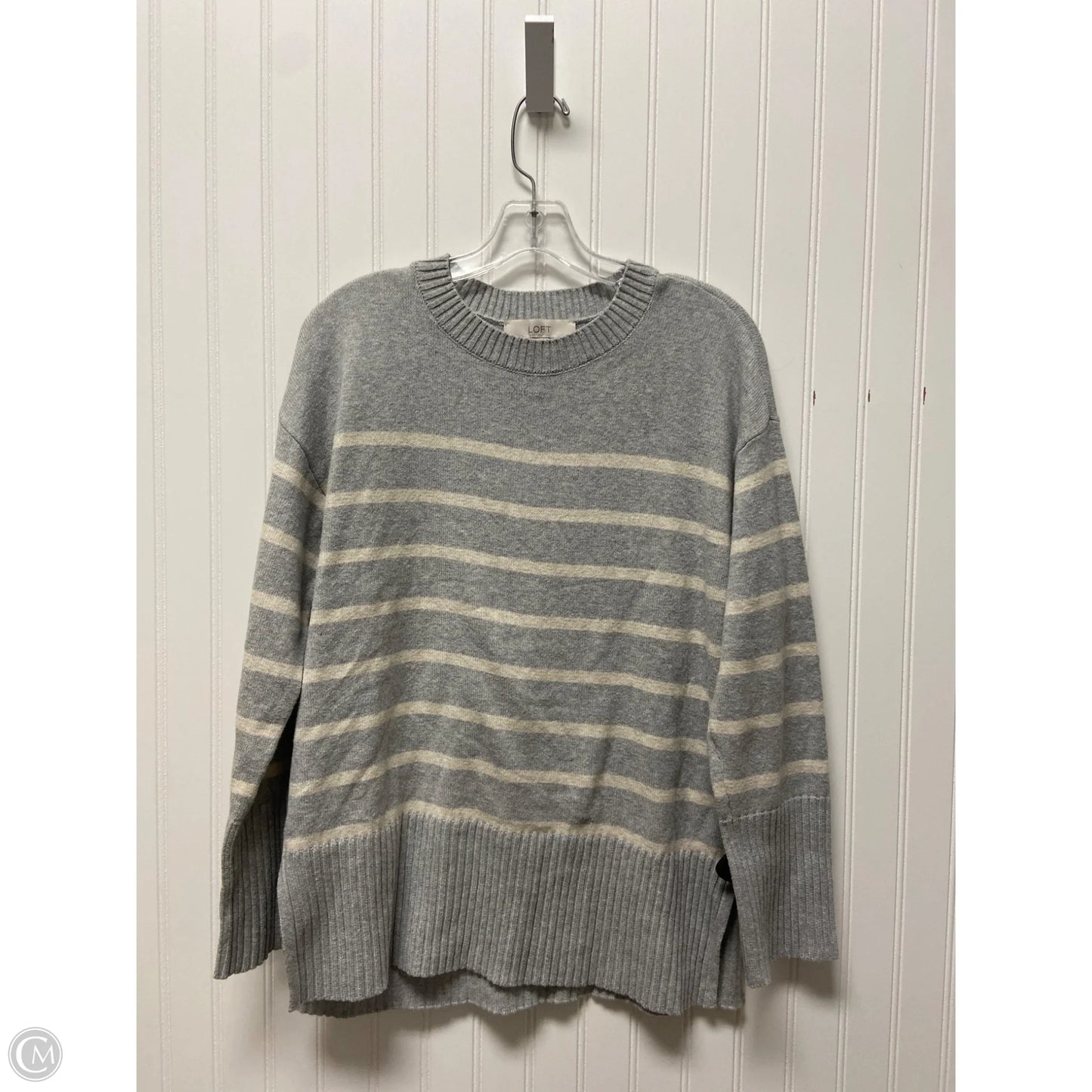 Sweater By Loft In Grey, Size: S