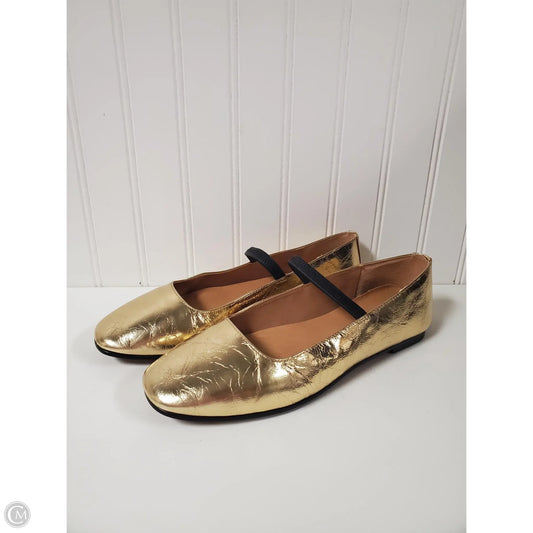 Sandals Flats By Madewell In Gold, Size: 7.5
