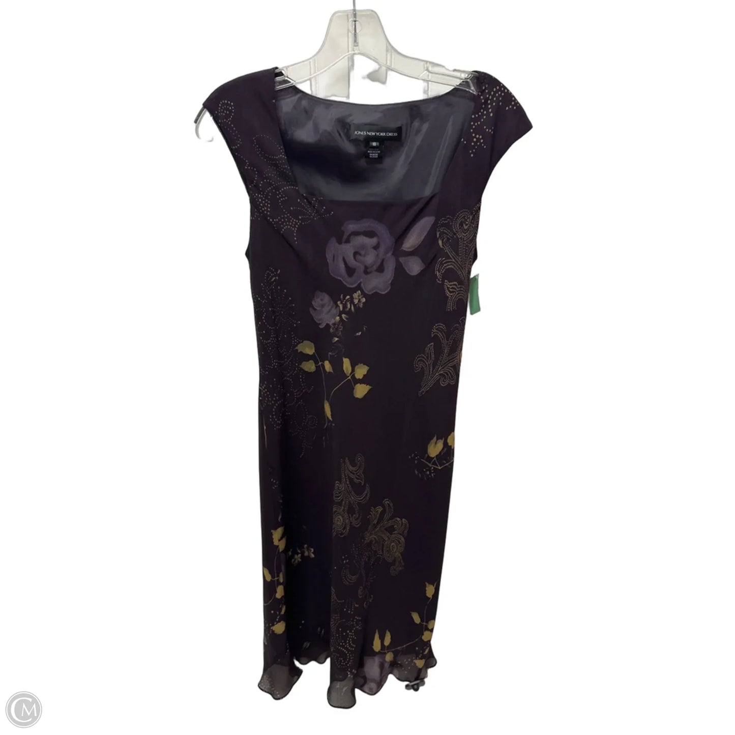 Dress Casual Midi By Jones New York In Purple, Size: L