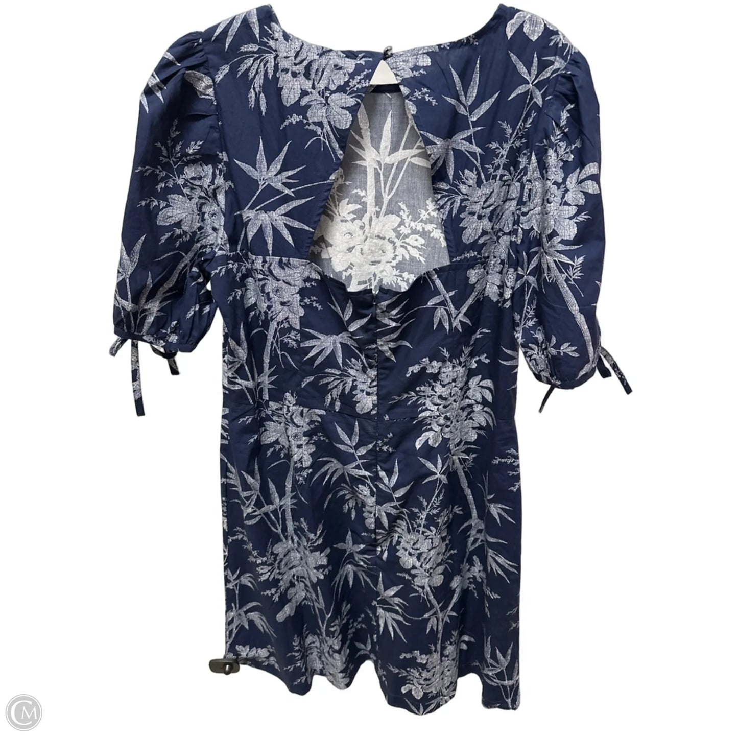 Dress Casual Midi By Loft In Navy, Size: L