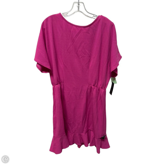 Dress Casual Midi By Donna Morgan In Pink, Size: Xl