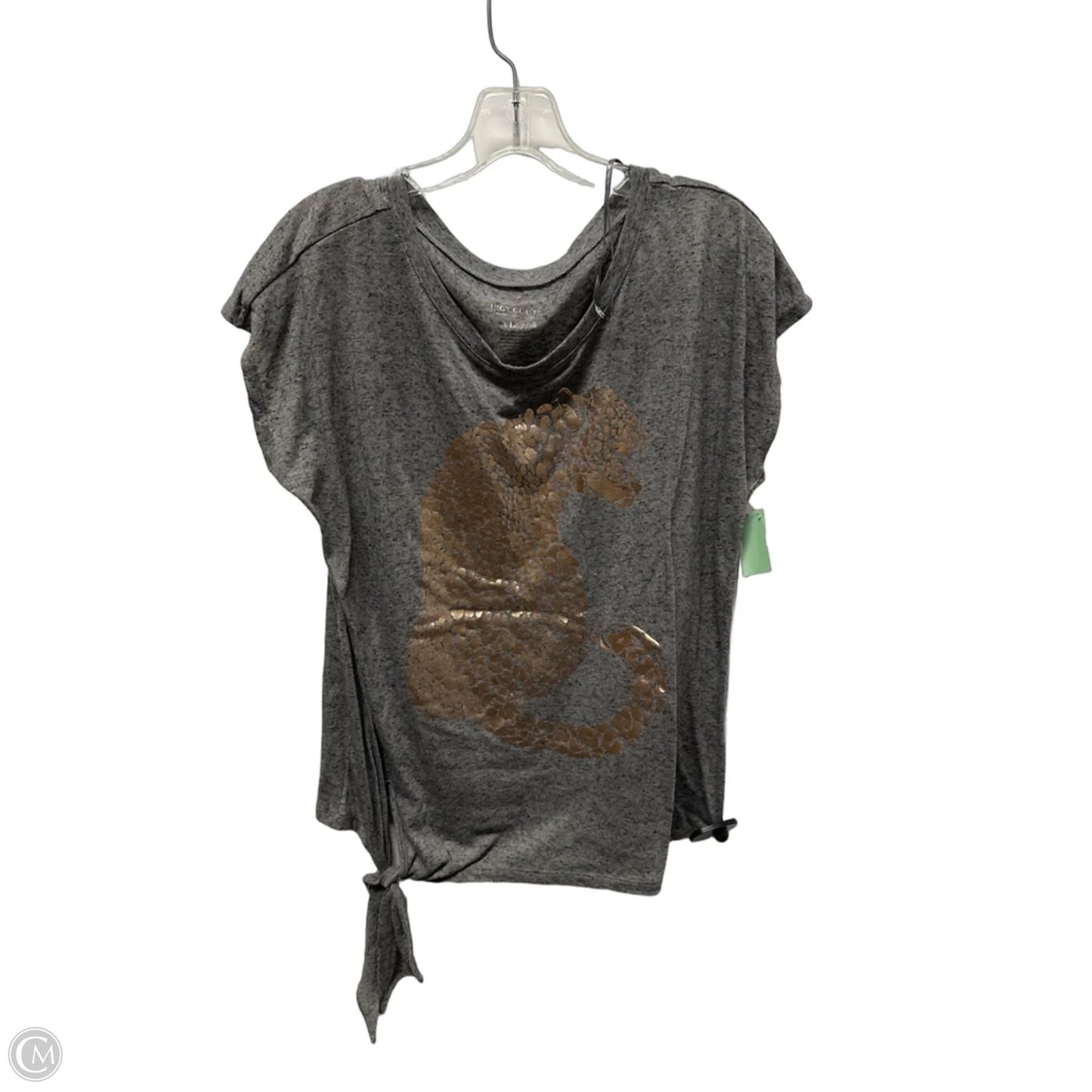 Top Short Sleeve By Juicy Couture In Grey, Size: Xl