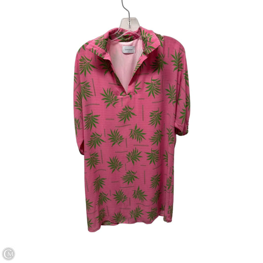 Dress Casual Midi By Adrienne In Pink, Size: S