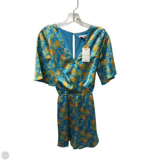 Romper By Skies Are Blue In Blue & Green, Size: M