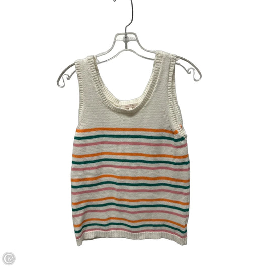 Top Sleeveless By Skies Are Blue In White, Size: S