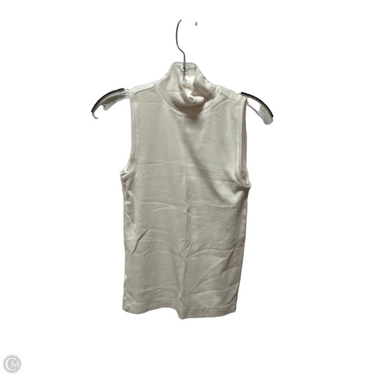 Top Sleeveless By Loft In White, Size: S