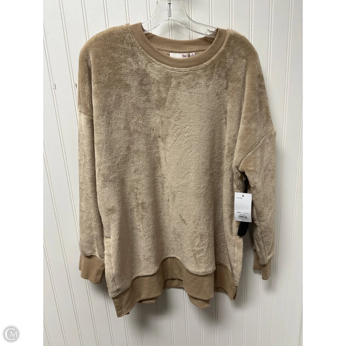 Sweater By So In Tan, Size: M