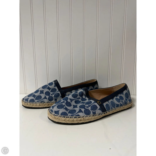 Shoes Designer By Coach In Blue, Size: 9