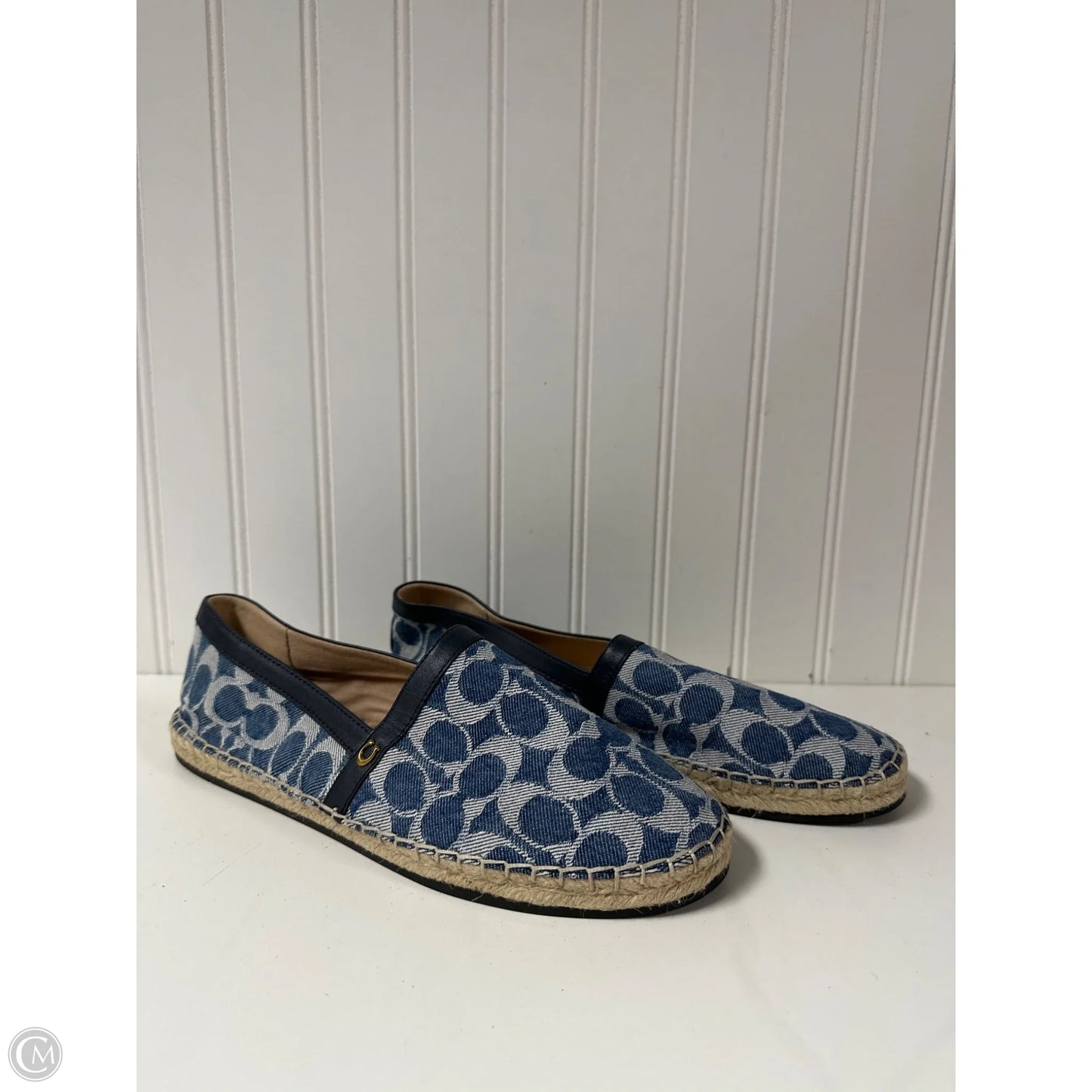 Shoes Designer By Coach In Blue, Size: 9