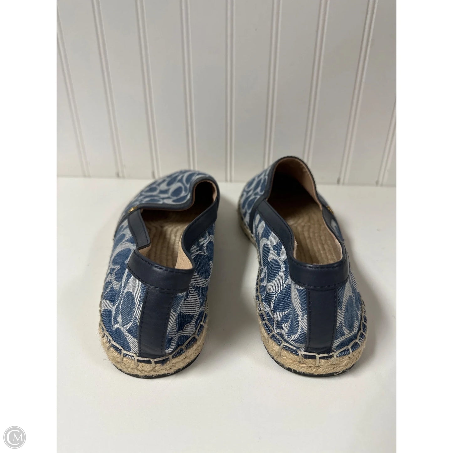 Shoes Designer By Coach In Blue, Size: 9