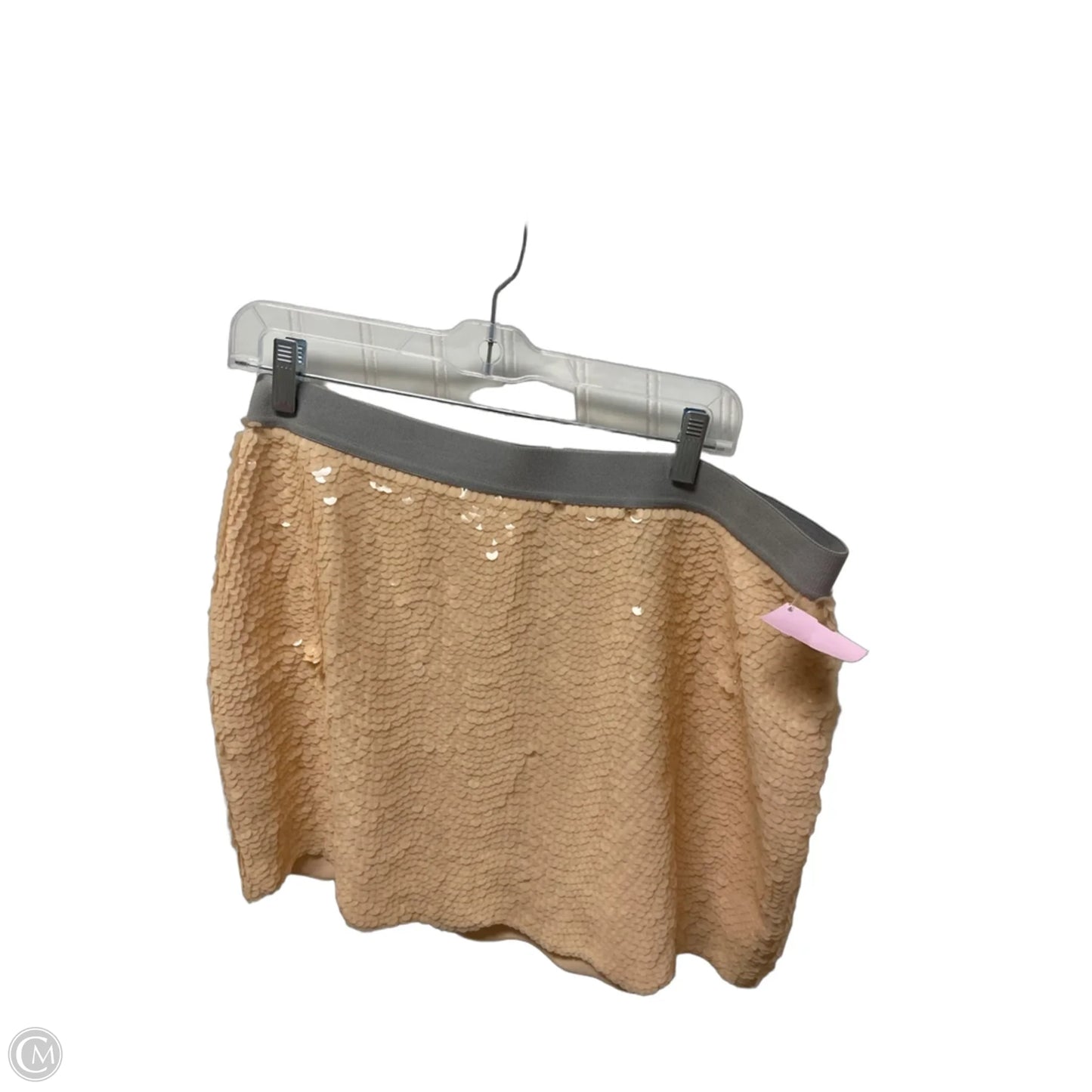 Skirt Mini & Short By Bcbgmaxazria In Taupe, Size: 12