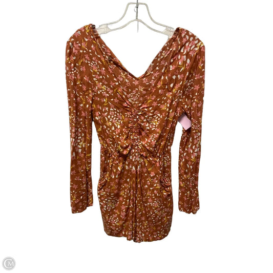 Dress Casual Midi By Roxy In Brown, Size: Xs