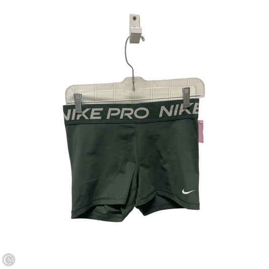 Athletic Shorts By Nike In Green, Size: M