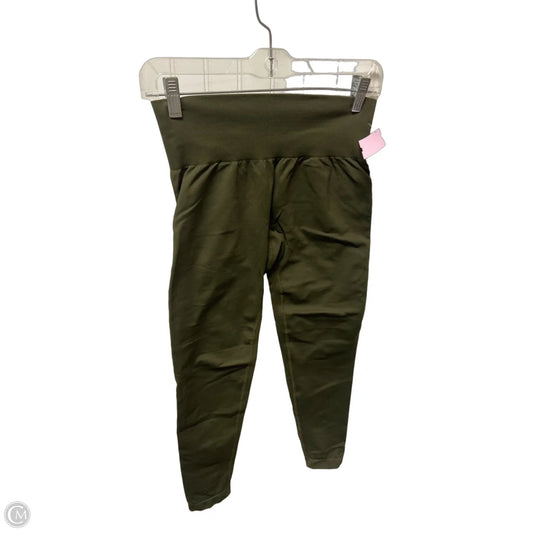 Athletic Leggings By Clothes Mentor In Green, Size: M