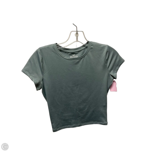 Top Short Sleeve By Hollister In Green, Size: S