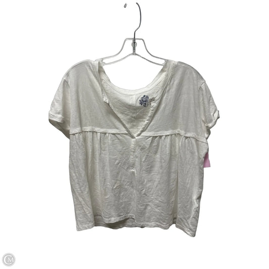 Top Short Sleeve By Pilcro In White, Size: M